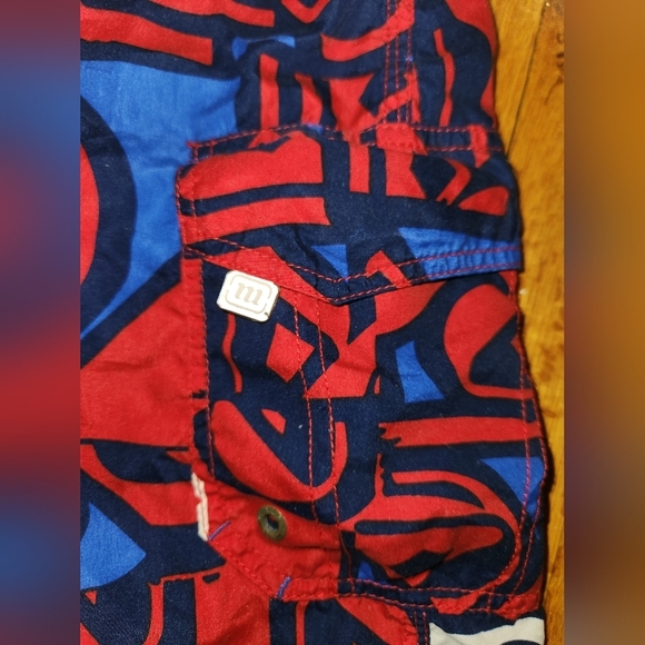Red/Blue Swimming Shorts - Picture 5 of 8